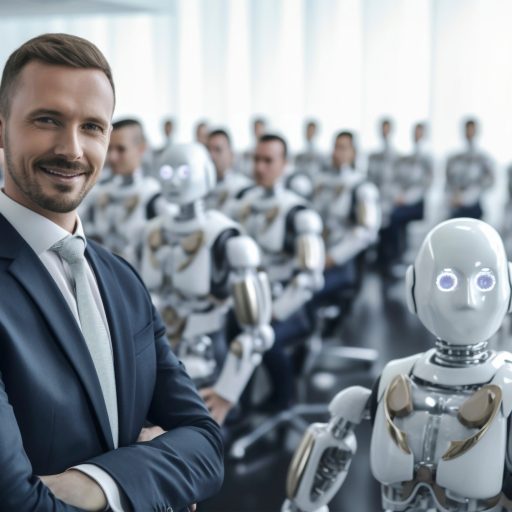 person-surrounded-by-ai-robots-coworkers_23-2151015285